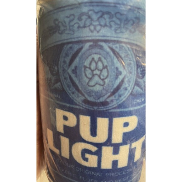 Beer Can Dog Toys 6 Pack Pup Light Novelty Puppy Dog Plush Toy Set New - Picture 4 of 5